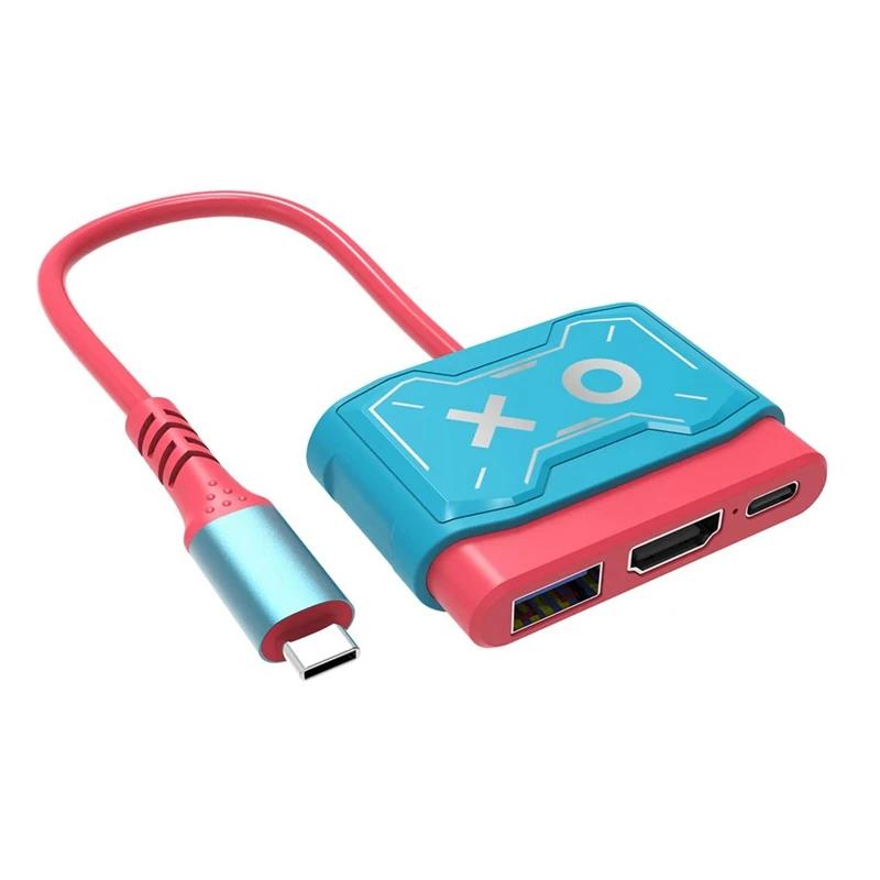 HOT-USB C To HDMI ȣȯ  Nintendo Switch/Switch OLED/Macbook/Laptop/IPAD Pro/ȵ̵ Phone, Type C To HDMI